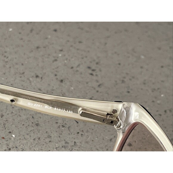 GUESS GU2261 BLK WHT Eyeglasses FRAMES ONLY BLACK/WHITE Plastic 51-17-130 Full main image 7